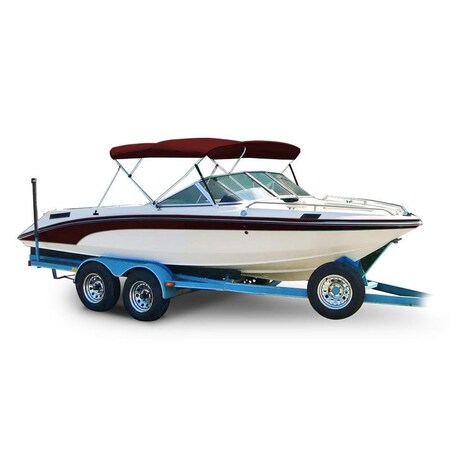 Eevelle Summerset Premium Bimini Top Kit w/ Hardware and Frame - Height 46in SS-463B72-BRG